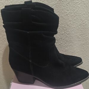 a.n.a Black Heeled Boots